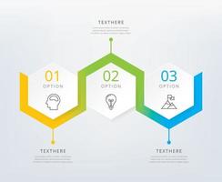 elemento de diseño infográfico de línea de tiempo vector