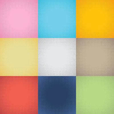 Set of Gradient halftone background. Pop art vintage vector gradient background. Pop art retro comic, Retro background vector illustration