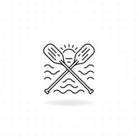 Paddles icon design vector