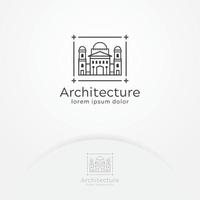 Architecture logo design vector