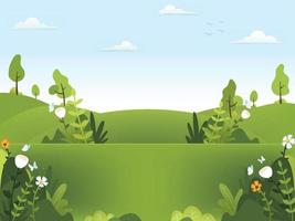 Spring background illustration vector