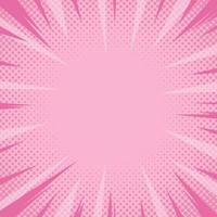 Gradient halftone background. Pop art vintage vector gradient background. Pop art retro comic, Vintage pink background