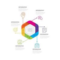 Minimal 3D infographics. Vector element for infographic