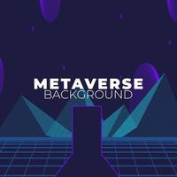 Concept of Future digital technology metaverse vector