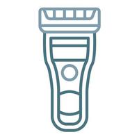 Electric Shaver Line Two Color Icon vector