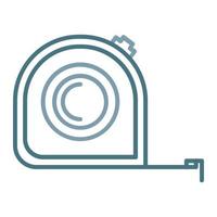 Tape Measure Line Two Color Icon vector