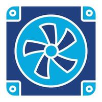 Air Cooler Glyph Two Color Icon vector