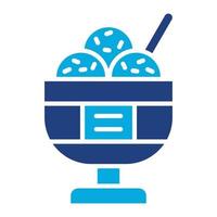 Icecream GlyphTwo Color Icon vector