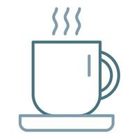 Coffee Line Two Color Icon vector