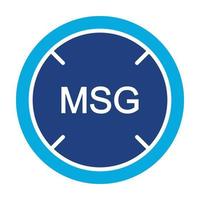 Msg Glyph Two Color Icon vector