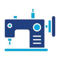 Sewing Machine Glyph Icon vector