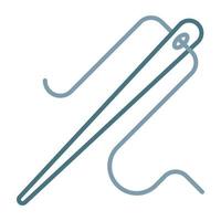 Needle Line Two Color Icon vector