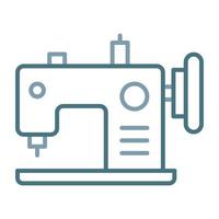 Sewing Machine Line Two Color Icon vector