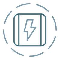 Energy Line Two Color Icon vector