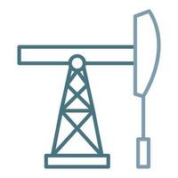 Fossil Fuels Line Two Color Icon vector