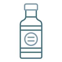 Bbq Sauce Line Two Color Icon vector