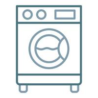 Washing Machine Line Icon vector