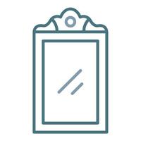 Mirror Line Icon vector