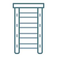 Ladder Line Two Color Icon vector