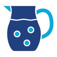 Pitcher Glyph Two Color Icon vector