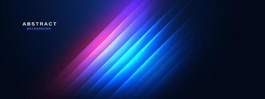 Abstract futuristic background with glowing light effect. vector