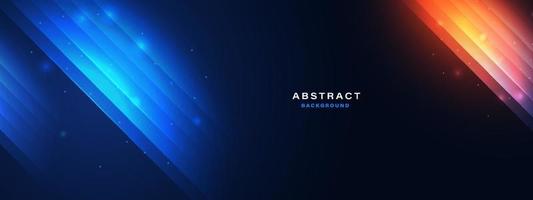 Abstract futuristic background with glowing light effect. vector