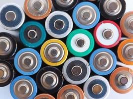 Many AA batteries photo