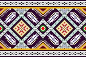 Abstract ethnic geometric pattern design for background. vector