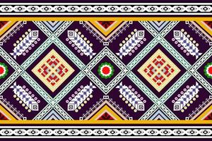 Abstract ethnic geometric pattern design for background. vector