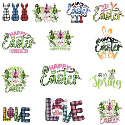 Happy Easter, set of vector design elements