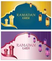 Ramadan vector design a backgraund islamic art