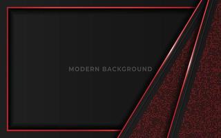 Abstract luxury background with red shiny element and red halftone vector
