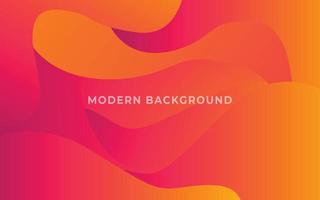 Abstract fluid gradient colorful geometric background vector