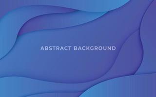 Abstract dynamic fluid modern colorful gradient blue curve background vector