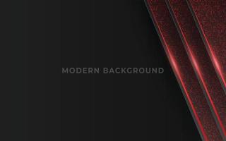 Elegant dark luxury background with red shiny and glitter element vector