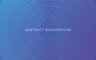 Abstract modern colorful gradient blue background with geometric circle line vector