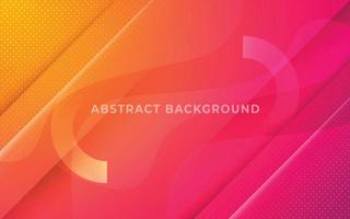 Abstract fluid gradient colorful geometric background vector