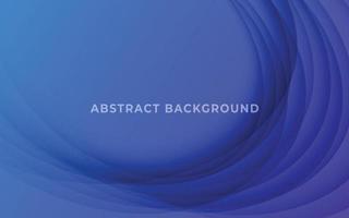 Abstract dynamic wave background with modern gradient blue colors vector