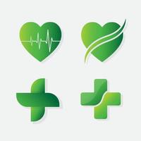 Collection of medical design icon. Modern medical icon vector illustration.