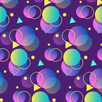 Gradient Geometry Background Seamless Pattern vector