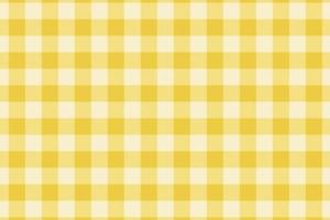 Abstract geometric pattern with yellow square grid and diagonal white lines, Yellow fabric  Background vector