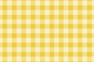 Abstract geometric pattern with yellow square grid and diagonal white lines, Yellow fabric  Background vector