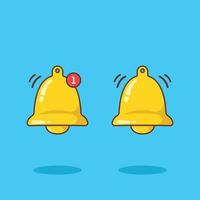 bell notification illustration vector