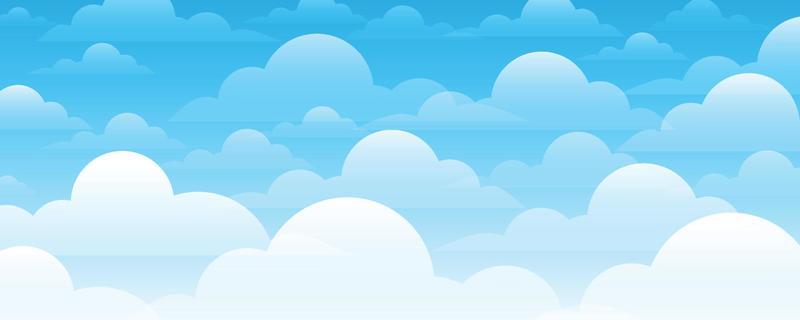 Free Sky Clouds - Vector Art