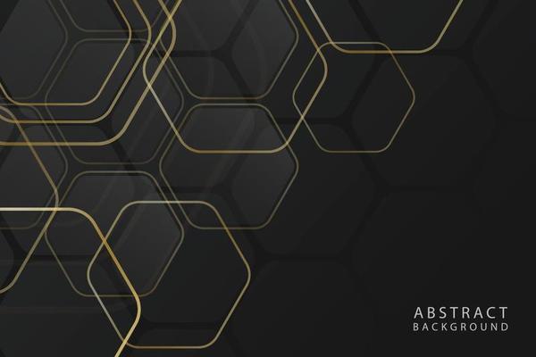 Black Hexagon Background Vector Art, Icons, and Graphics for Free Download