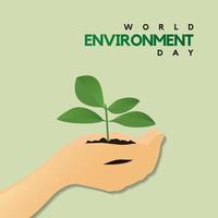 World Environment Day. social media posts for World Environment Day. vector