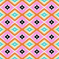 Ikat geometric folk ornaments. tribal ethnic vector texture Seamless stripes in Aztec style. Tribal embroidery. Indian Scandinavian Gypsy Mexican Folk Motifs