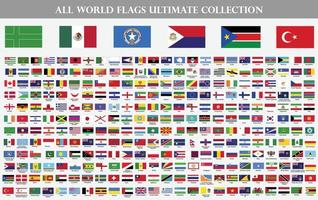 all national flags of the world vector