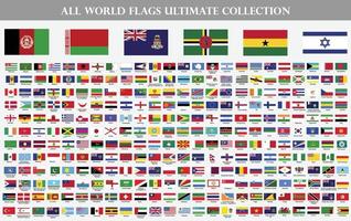 all national flags of the world vector