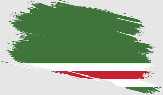 chechen republic of ichkeria flag with grunge texture